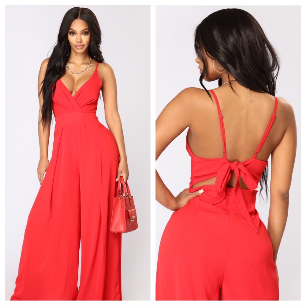 🔥RED HOT JUMPSUIT ❤️